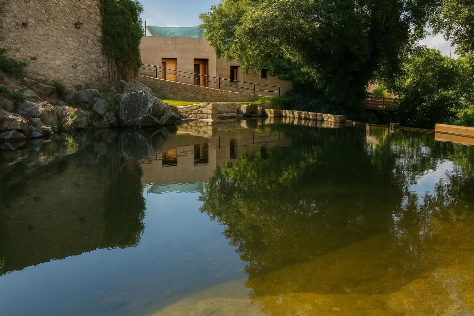 Casa Rural Arbequina-Piscina Natural A 100 Metros Casas del Monte Exteriör bild
